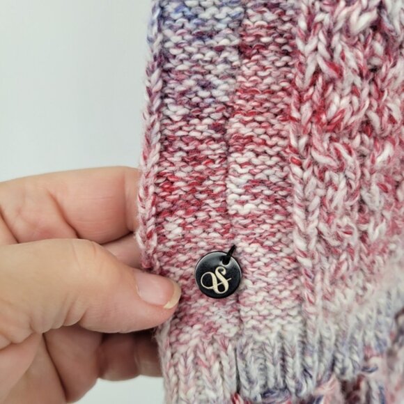 Scotch  Soda Space-Dyed Knitted Skirt  Multicolor Knit Fringe Skirt Size Small - Picture 6 of 11